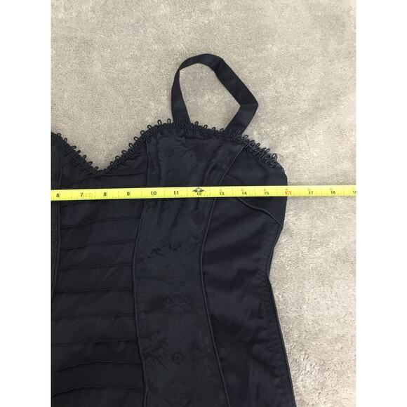 TRIPP NYC Daang Goodman Corset Tutu Pleated Gothic Black Dress  Sz L - Picture 11 of 12